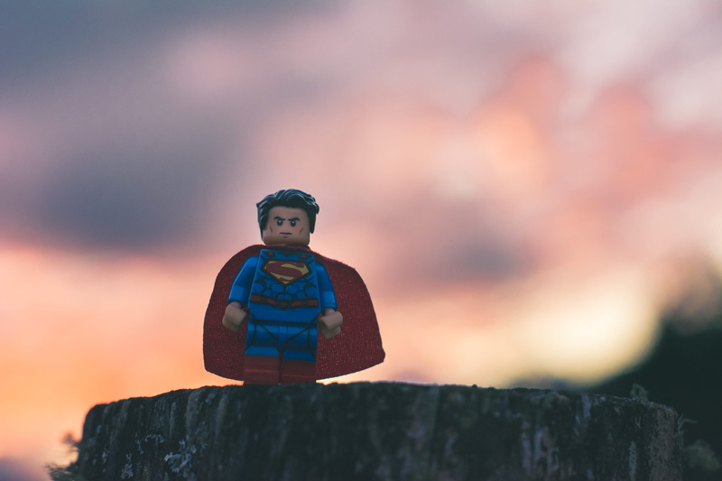 focus on foreground, statue, solid, 4K, outdoors, sky, male likeness, rock - object, human representation, nature, no people, shallow, tree, focus, sculpture