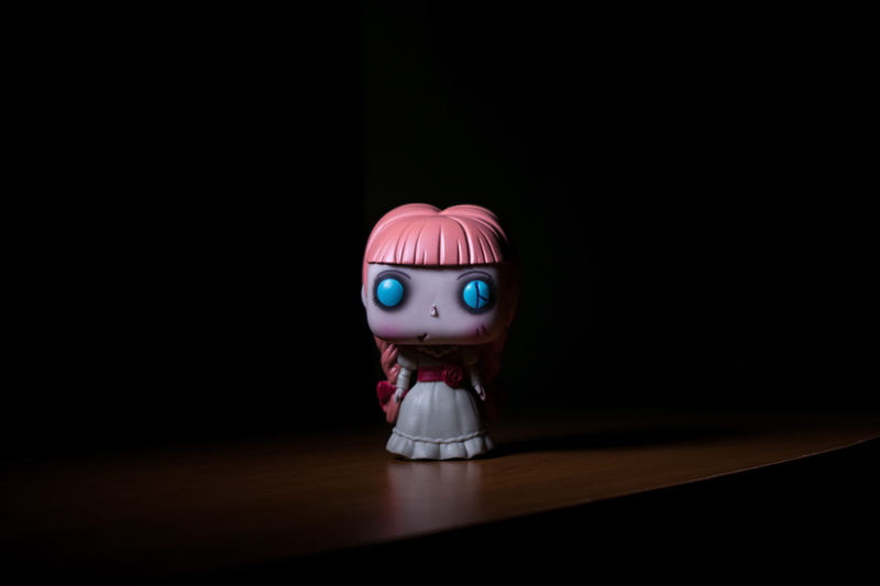 light, studio shot, toy, indoors, creativity, single object, 5K, pic, no people, fear, color, night, eyes, table, copy space, still life, spooky, dark