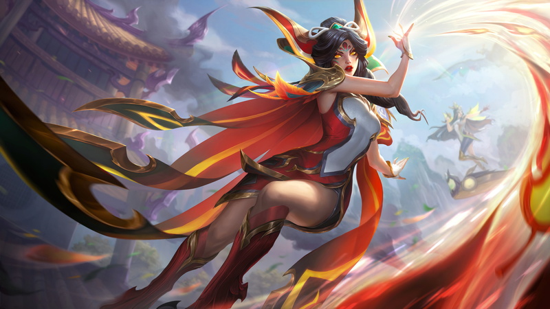 League of Legends, 4K, ADC, Xayah (League of Legends), pixel art, digital art, Xayah and Rakan (League of Legends), 8K, GZG, phoenix, Brave, Adcarry, Riot