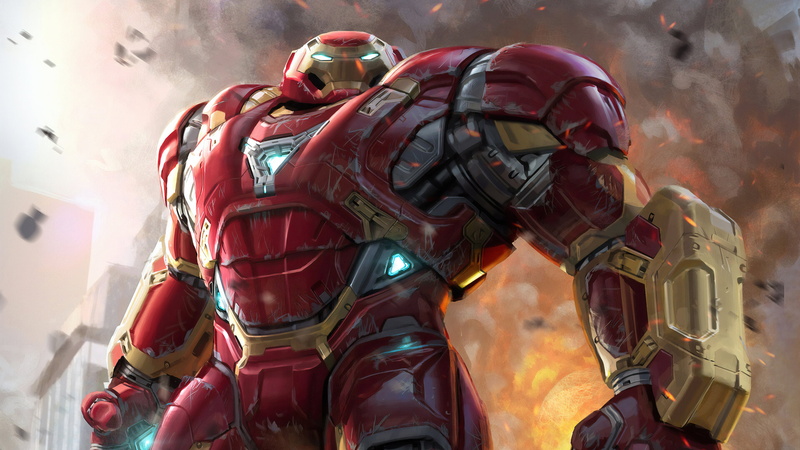 Iron Man, 4K, Marvel Comics, Hulkbuster
