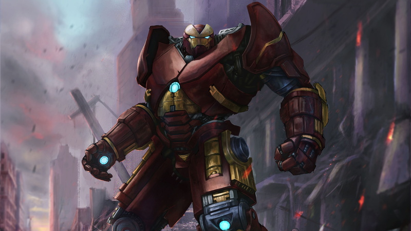 Iron Man, Hulkbuster, Marvel Comics, 2K