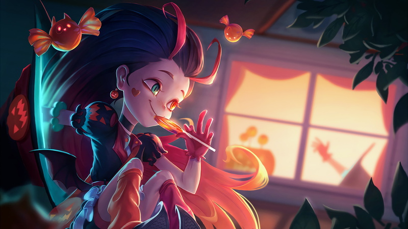 video games, Zoe (League of Legends), 4K, Halloween, League of Legends