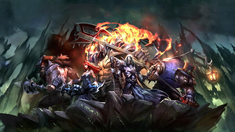 1080P, Yorick (League of Legends), Mordekaiser (League Of Legends), Video Game, Olaf (League Of Legends), Sona (League Of Legends), League Of Legends