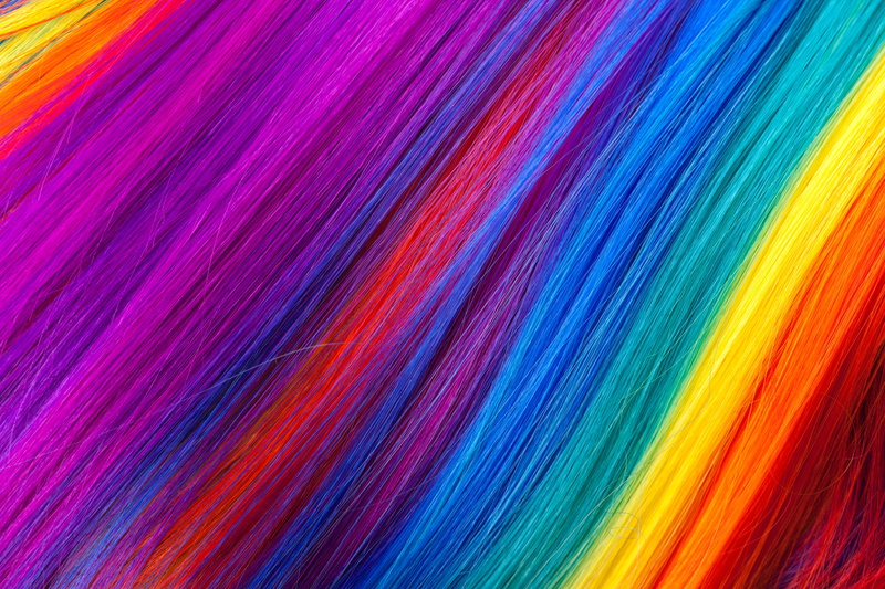 abstract, mixing, red, texture, variation, purple, multicolored, rainbow, backgrounds, black background, choice, 5K, vitality, hair, colors, indoors, wig