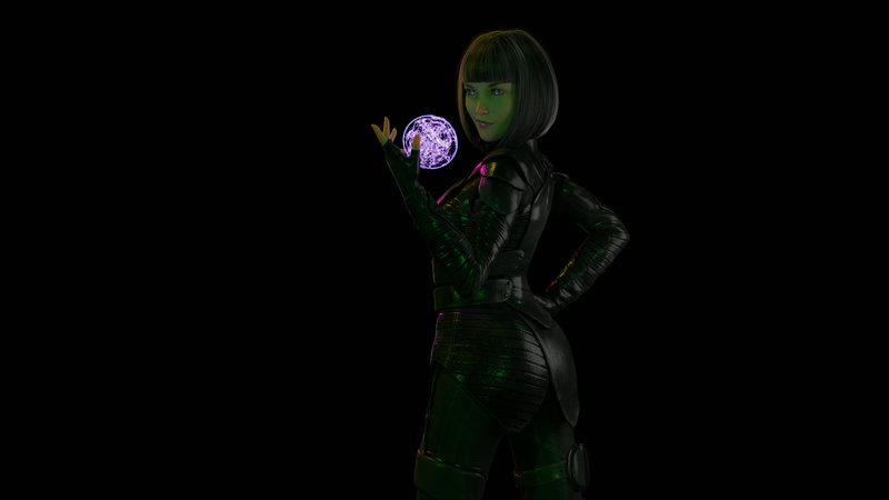 4K, electro master, character design, Cyberpunk 2077, female soldier