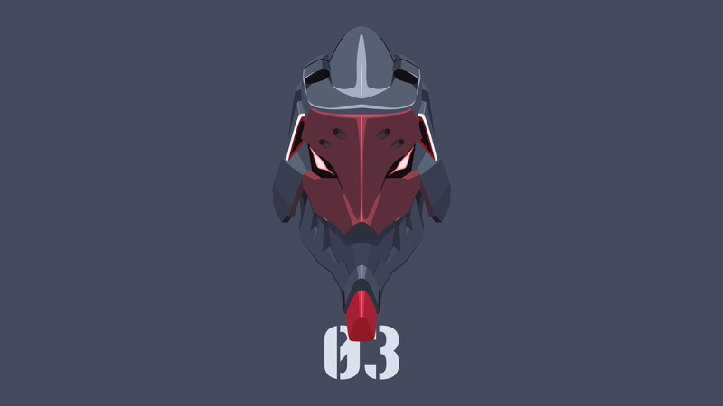 Neon Genesis Evangelion, EVA Unit 03, mech, 4K
