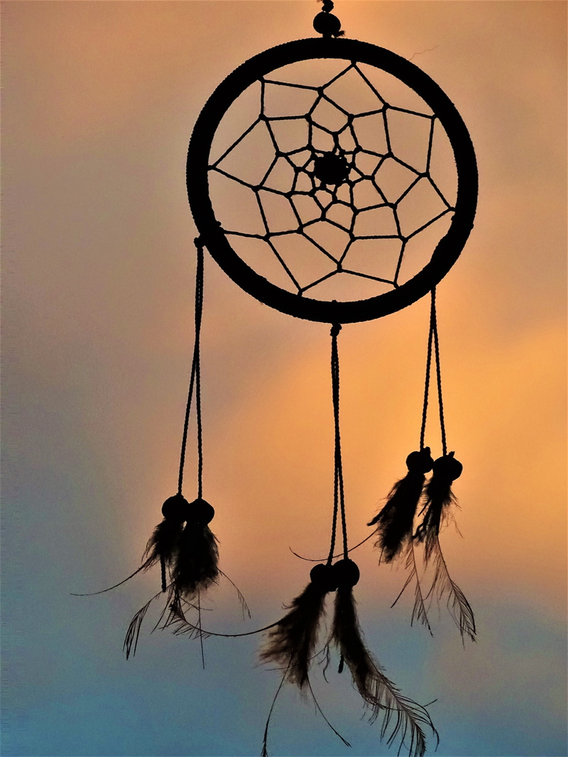 hanging, indian, nature, native, design, art and craft, flower, sunset, electric lamp, symbol, shape, ceiling, culture, feathers, sky, no people, spiritual