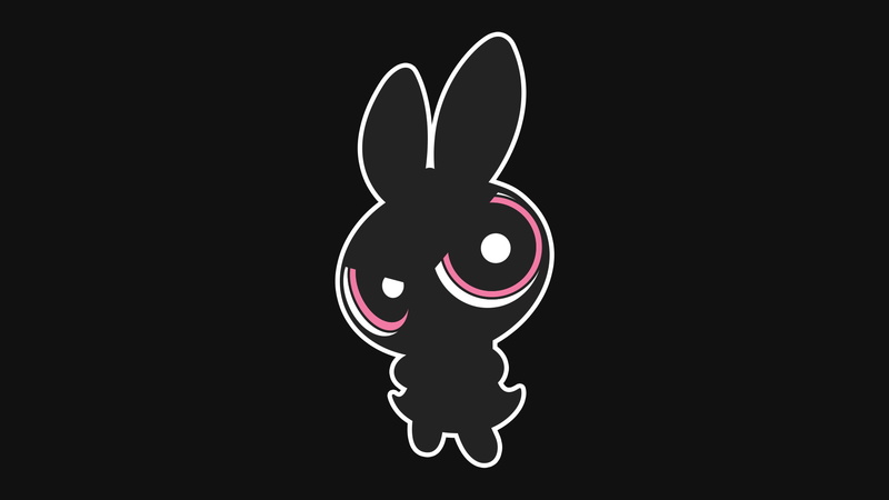 simple background, 1080P, blossom, Powerpuff Girls, minimalism