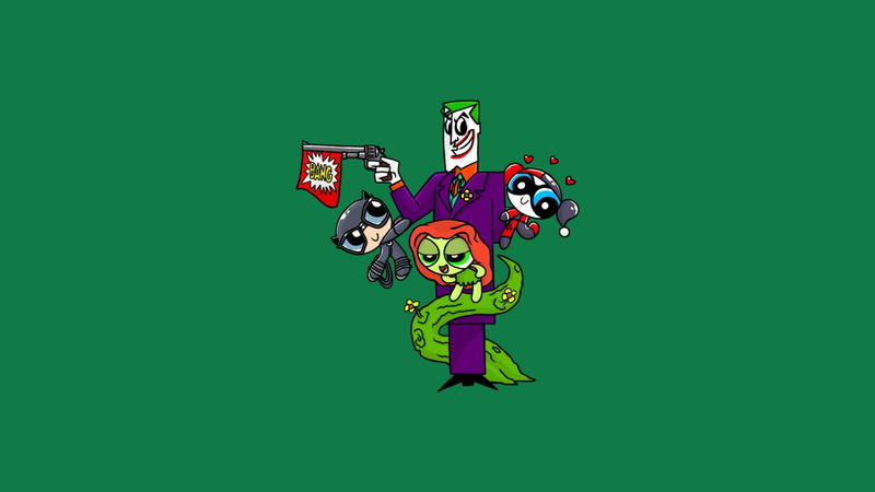 emotion, people, sport, crossover, Batman, 720P, green color, men, young men, studio shot, colored background, green background, digital composite, full length