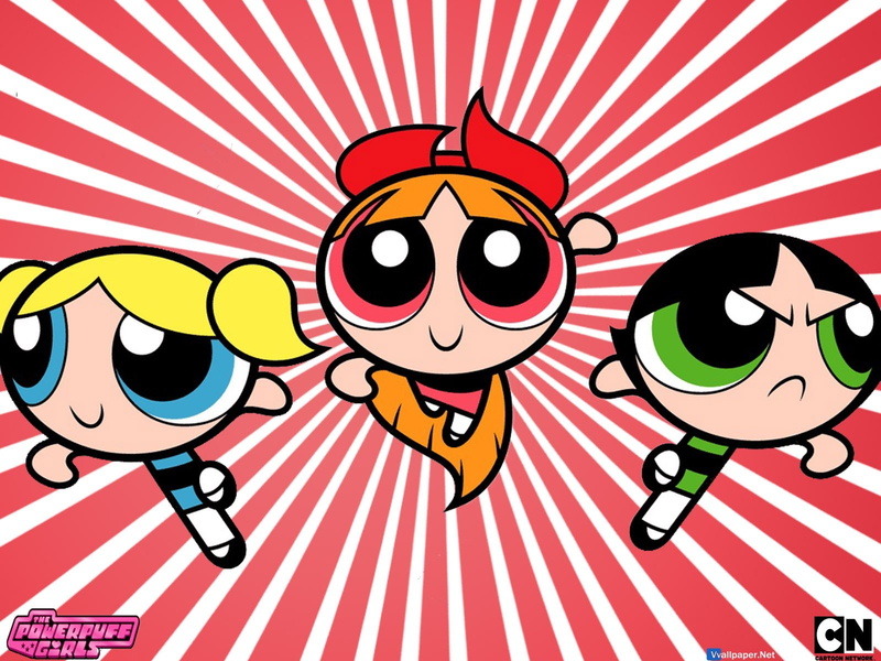 carttoon, 720P, girls, powerpuff, family