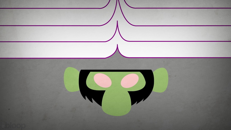 Powerpuff Girls, monkey, villains, minimalism, Mojo Jojo, 1080P, Blo0p