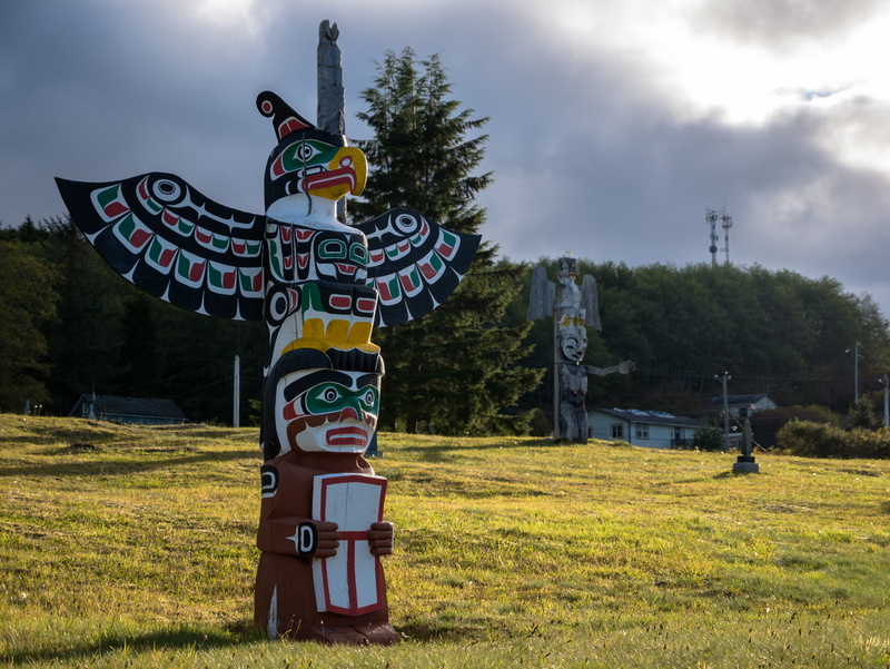 4K, growth, canada, no people, green color, plant, vancouver island, beauty in nature, creativity, indigenous, day, grass, representation, art, totem pole