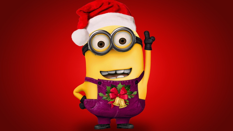  Christmas, close-up, human representation, representation, colored background, single object, character, minions, figurine, fun, creativity