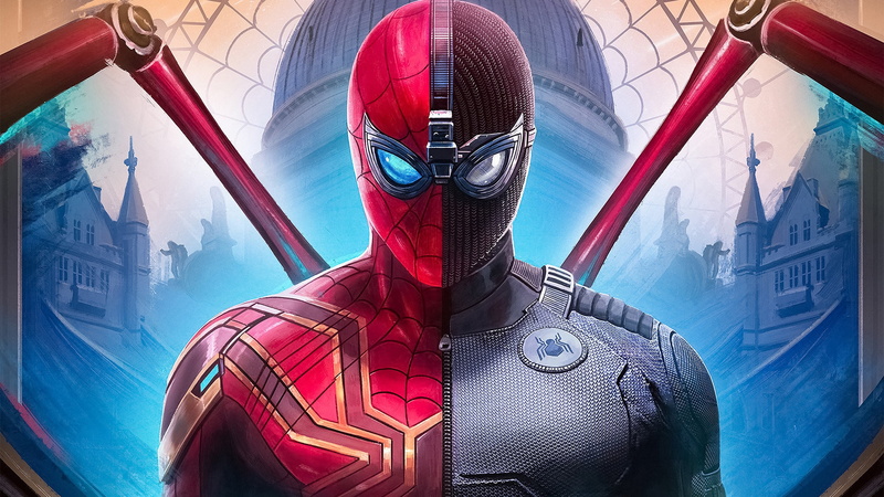 fiction, Peter Parker, costume, art, MARVEL, Spider-Man: Far From Home, Spider-Man, 2K, Spider-man: Away from home, comic