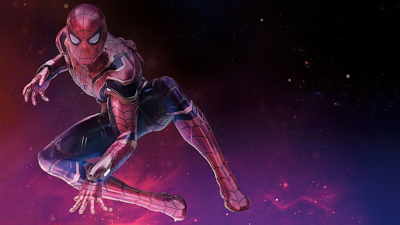 sport, motion, Avengers: Infinity War, 1080P, night, red, adult, nature, marvel, men, Spider-Man, one person, man, dust, sports helmet, clothing, human body part