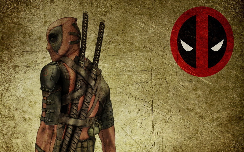 marvel, mask, 720P, anti hero, obscured face, architecture, old, built structure, art and craft, human representation, wade wilson, no people, wall - building feature