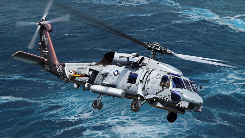 1080P, American multi-purpose helicopter, Sikorsky, SH-60B, anti-submarine helicopter, the basic modification of the deck, Seahawk