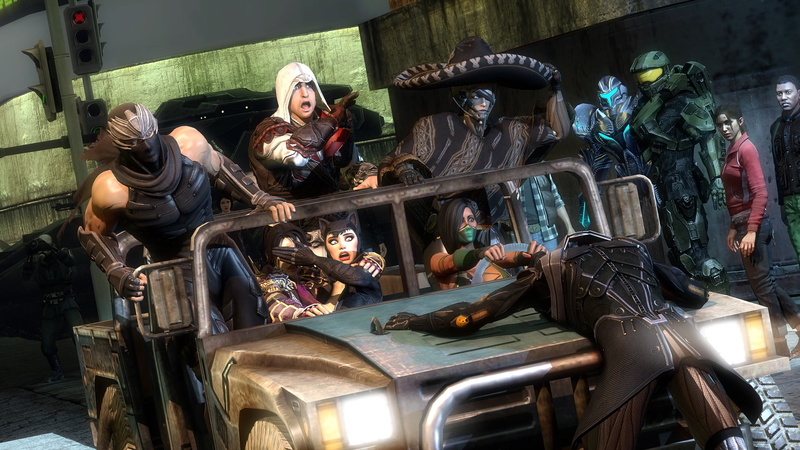 Ninja Gaiden, Kojima Productions, crossover, When The Leng, catwoman, Halo, Jade, 1080P, Ryu Hayabusa, fan art, Raiden, Platinum Games, Taki, Ezio Auditore da Firenze