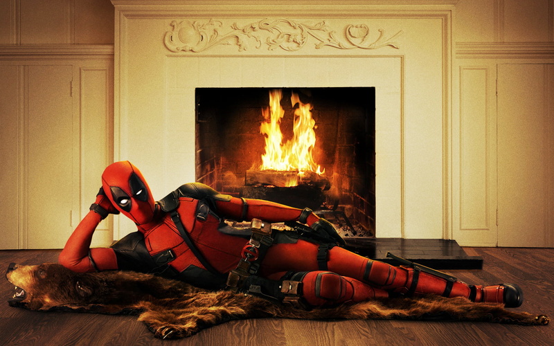 real people, Wade Wilson, young adult, relaxation, Movie, burning, people, Marvel, females, lifestyles, winter, heat - Temperature, furniture, christmas