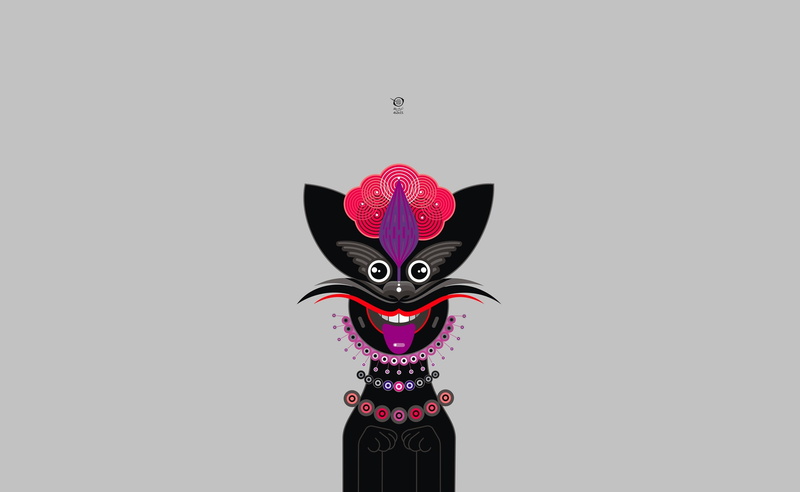 pictures, radic, portrait, character, Funny, vector, halloween, drawings, dragon, black, red, art and craft, copy space, art, disguise, representation