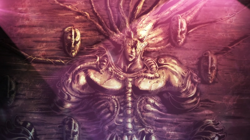 female likeness, human representation, day, statue, art and craft, close-up, JoJos Bizarre Adventure, pattern, no people, creativity, purple, representation