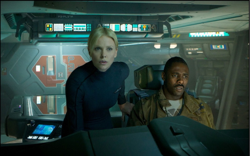 Charlize Theron, Prometheus, Alien, Idris Elba, 1080P