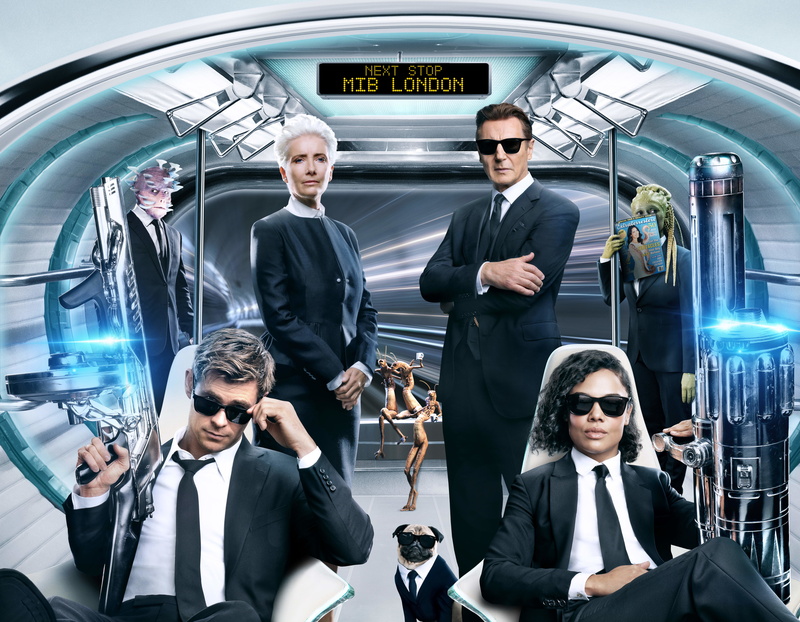 Men in Black: International, Chris Hemsworth, Tessa Thompson, Liam Neeson, 5K, Emma Thompson, Movie