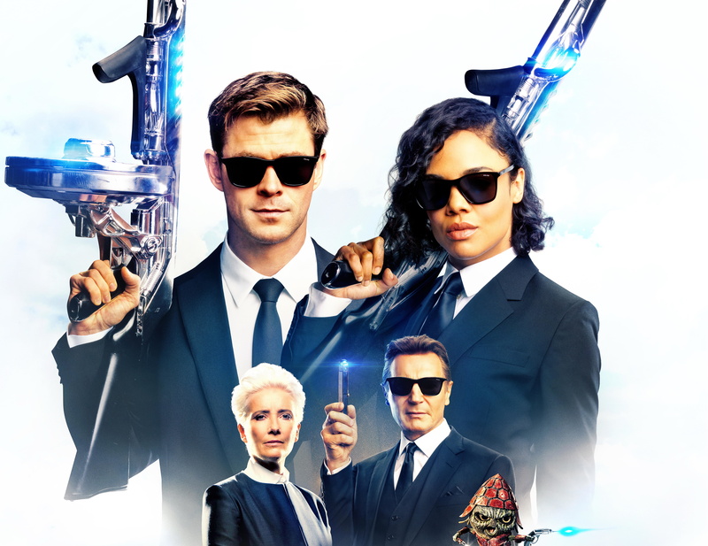 Emma Thompson, Movie, Tessa Thompson, 5K, Chris Hemsworth, Liam Neeson, Men in Black: International