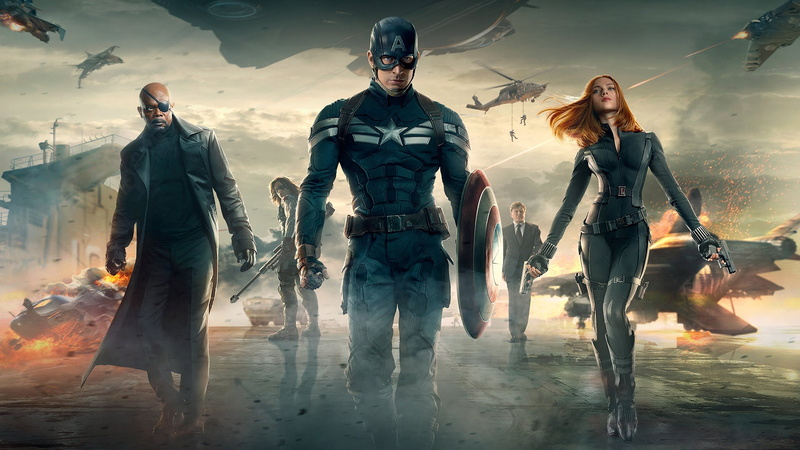2K, Winter Soldier, Captain America: The Winter Soldier, Nick Fury, Captain America, Sebastian Stan, el L. Jackson, Alexander Pierce, Scarlett Johansson