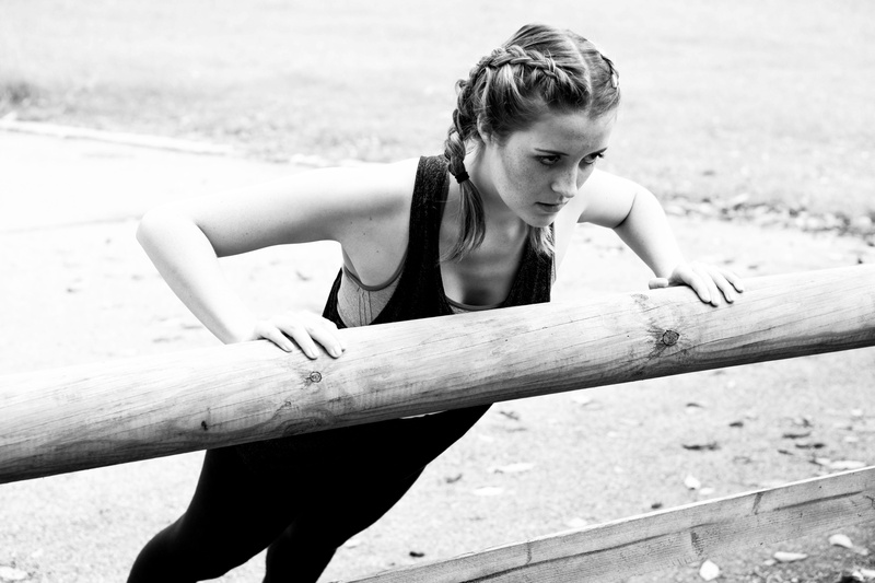 wood - material, photo, human, 5K, shirt, black shirt, young, outdoors, young women, sunlight, leisure, train, healthy lifestyle, push-up, female, fit