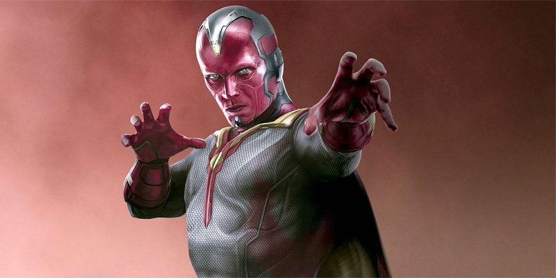 Captain America: Civil War, waist up, one person, negative emotion, strength, anger, studio shot, Vision (Marvel Comics), indoors, men, Captain America