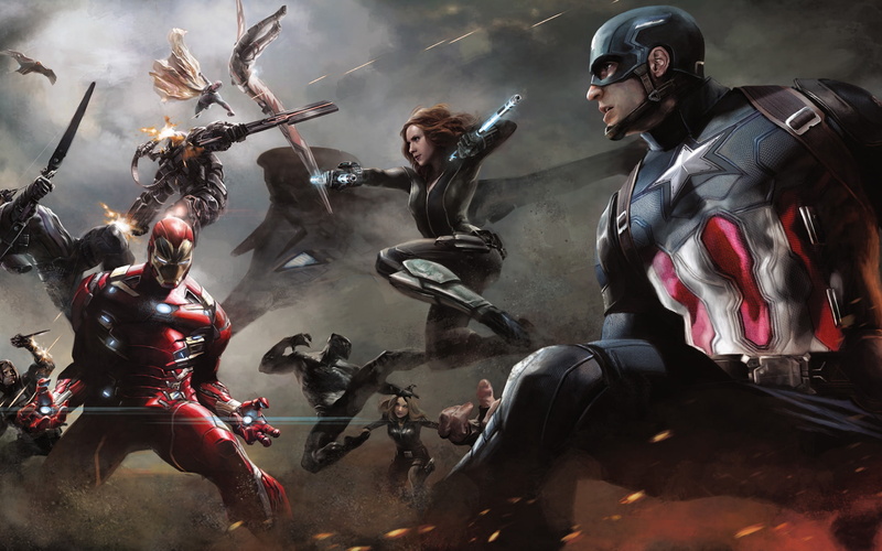 Falcon (Marvel Comics), Sharon Carter, War Machine, Captain America, Hawkeye, Captain America: Civil War, Black Widow, Black Panther (Marvel Comics), Vision (Marvel Comics)