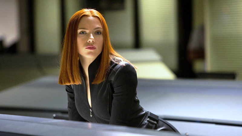 Captain America: The Winter Soldier, Scarlett Johansson, Redhead, Black Widow, 1080P, Natasha Romanoff, Captain America