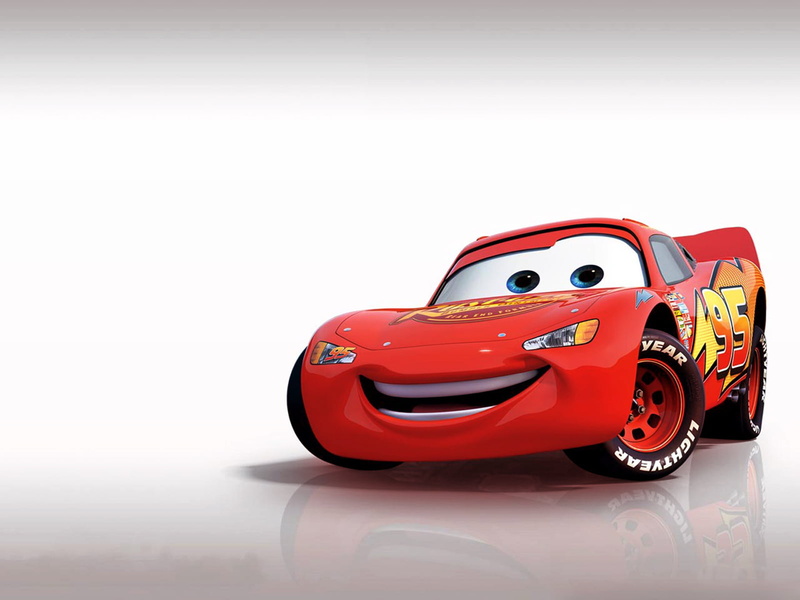 cartoon, white background, representation, car, plastic, 720P, motor vehicle, close-up, digital, no people, fun, land vehicle, toy car, mcqueen, ferrari