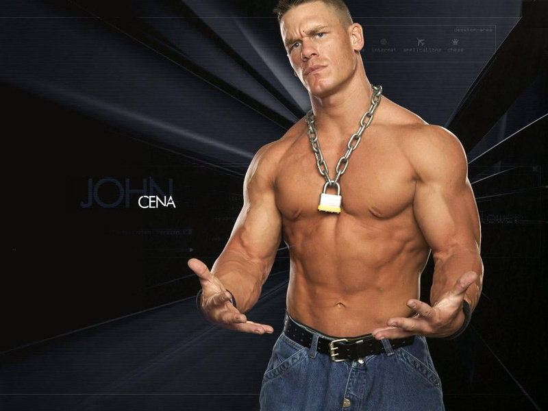 john cena, confidence, waist up, sports training, 480P, looking at camera, john, front view, wrestler, shirtless, one person, exercising, cena, chest