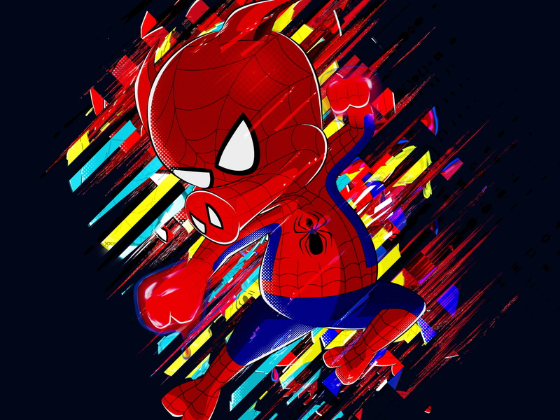 2K, Spider-Ham, Spider-Man: Into The Spider-Verse, Movie