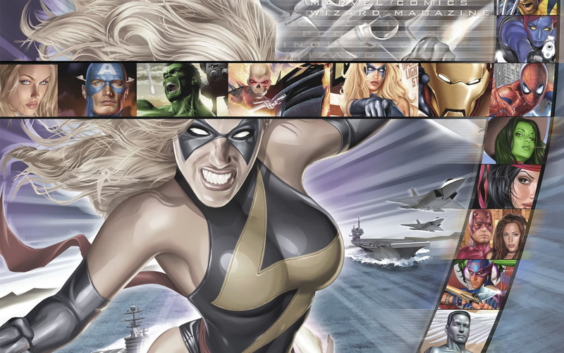 Hawkeye, Iron Man, Ms. Marvel, Hulk, Ms Marvel, She-Hulk, Mystique (Marvel Comics), Captain America, 720P, Spider-Man, Comics, Elektra (Marvel Comics)