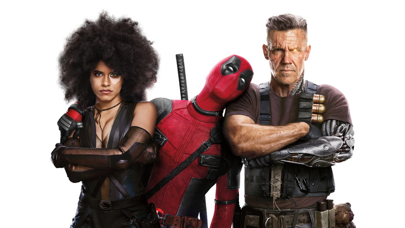 Ryan Reynolds, Cable, 8K, Josh-Brolin, Zazie Beetz, Deadpool Deadpool 2