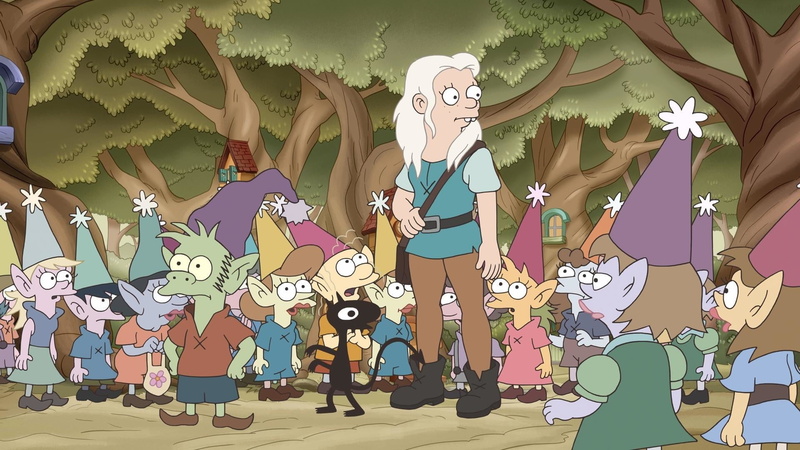 1080P, Elfo (Disenchantment), Disenchantment, Luci (Disenchantment), Bean (Disenchantment), Disenchantment (TV Show), TV Show