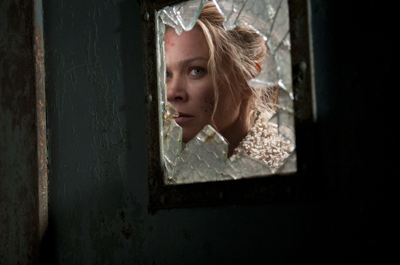 blond hair, peeking, headshot, hair, The Walking Dead, glass - material, dirty, looking through window, Andrea Harrison, indoors, women, curiosity, emotion