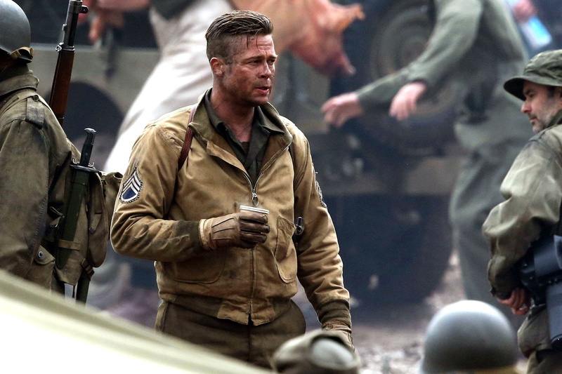 pitt, fury, 1080P, military, brad, fighting, drama, action, tank, war, 1fury