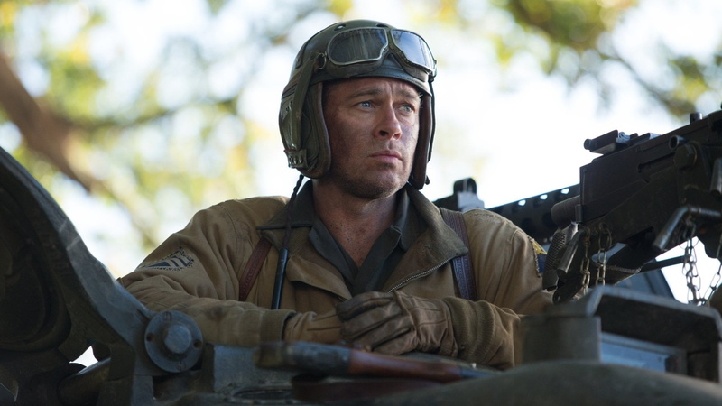 males, real people, portrait, Movie, armed forces, Brad Pitt, government, looking at camera, helmet, mature men, headshot, front view, Fury, adult, army soldier