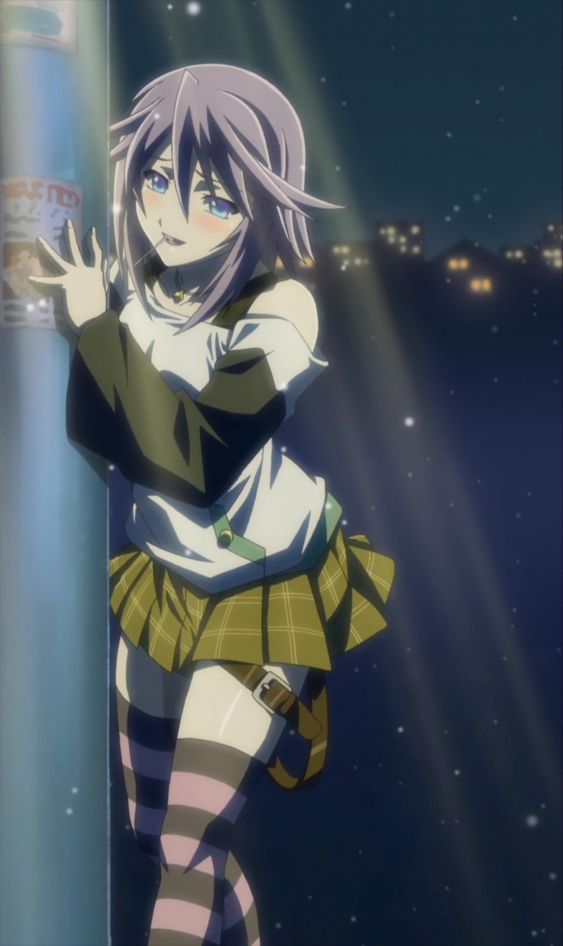 emotion, looking, disguise, adult, Shirayuki Mizore, celebration, yellow, digital composite, Rosario + Vampire, mask, mystery, anime, clothing, costume