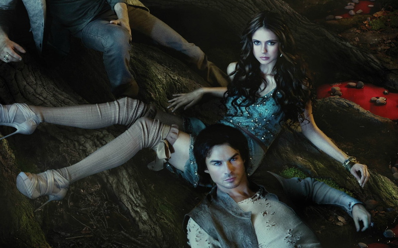 lying down, Nina Dobrev, 2K, real people, leisure activity, adult, looking at camera, portrait, front view, fantasy, young men, togetherness, lifestyles