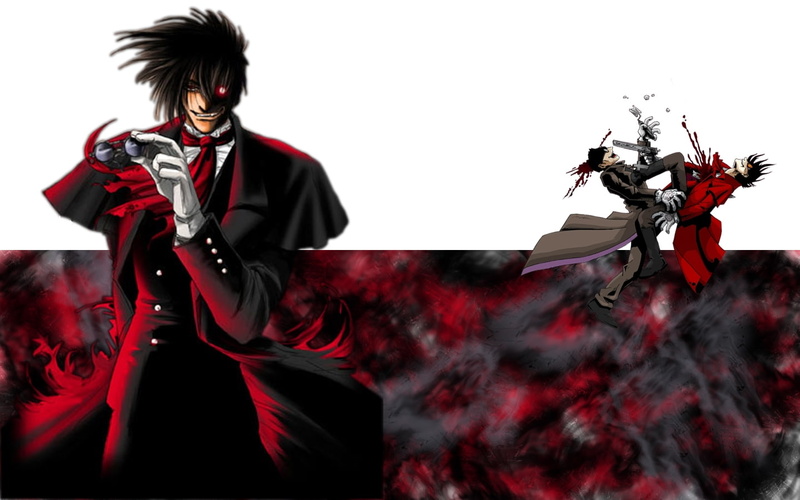 anderson, alucard, hd, ultimate, alexander, vampires, x, anime, art, hellsing, 720P