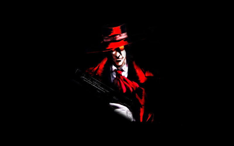 vampires, art, hd, anime, alucard, 1080P, x, hellsing