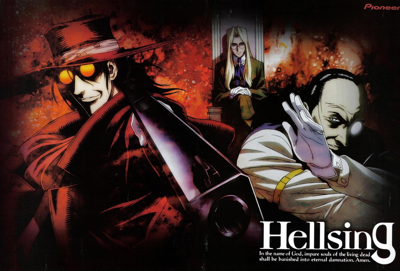 c, 1080P, hellsing, walter, x, alucard, dornez, anime, vampires, hd, integra, art