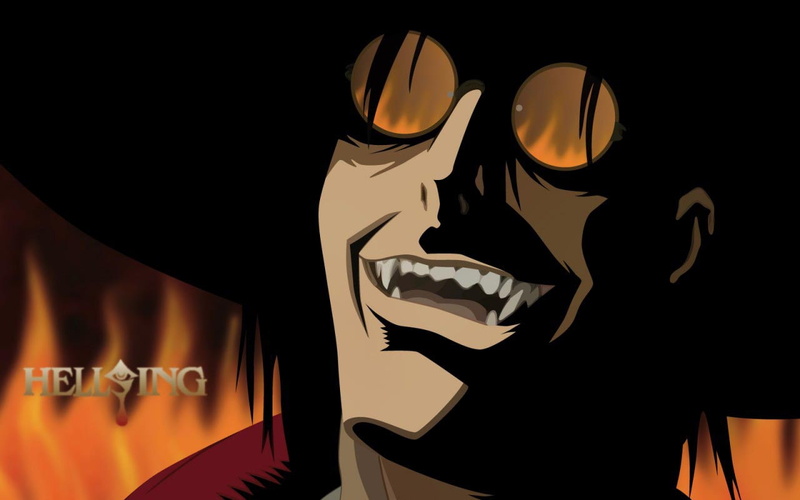 alucard, anime, hellsing, hd, art, 720P, vampires
