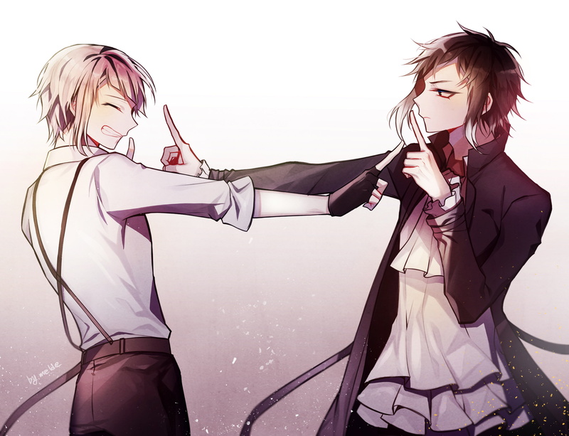 Ryūnosuke Akutagawa, Anime, Bungou Stray Dogs, 2K, Atsushi Nakajima