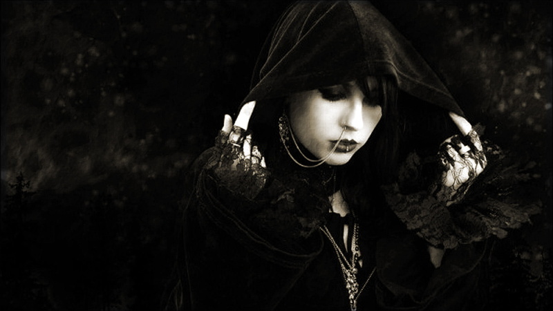 girl, 1080P, goth, women, fantasy, witch, loli, Dark, style, Gothic
